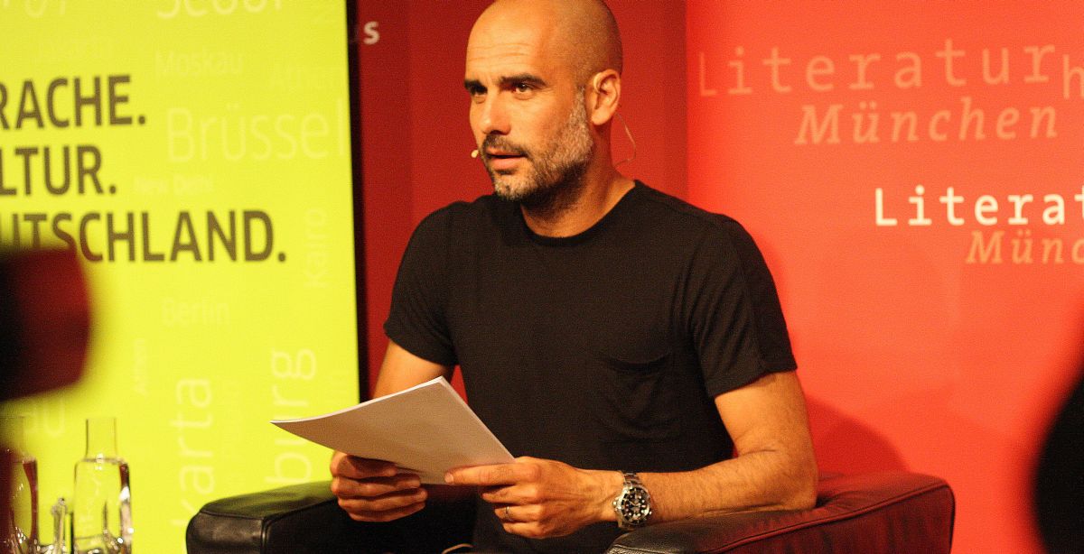Pep Guardiola bringt Poesie auf die Bühne: ein Abend für Miquel Martí i Pol im Literaturhaus München. Foto: Jan-Eike Hornauer
