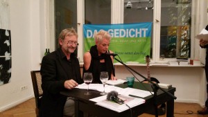 Salli Sallmann und Jo Lenz. Foto: DAS GEDICHT
