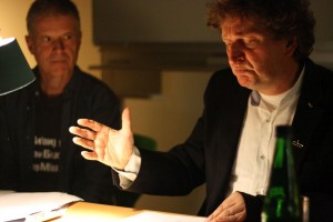 Richard Dove und Anton G. Leitner. Foto: Jan-Eike Hornauer