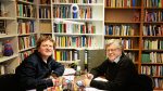 Anton G. Leitner und Fitzgerald Kusz bei der Auswahlsitzung für den Lyrikteil von DAS GEDICHT Bd. 24. Foto: DAS GEDICHT