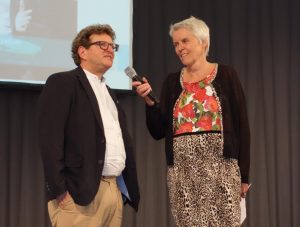 Anton G. Leitner und Sabine Reithmeier bei der Verleihung des Tassilo-Kulturpreis 2016 der Süddeutschen Zeitung am 11. Juli 2016.