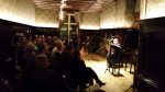 Andreas Lechner und das Publikum im Literaturhaus Berlin. Foto: DAS GEDICHT