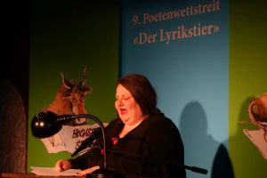 Leni Gwinner (3. Platz Publikumspreis). Foto: DAS GEDICHT