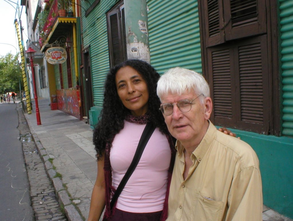 Lasse Söderberg mit seiner Frau Ángela García in Buenos Aires 