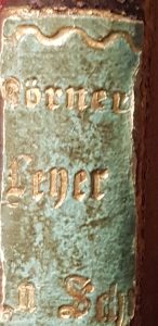 Buchrücken "Leyer_und_Schwert" von Theodor Koerner