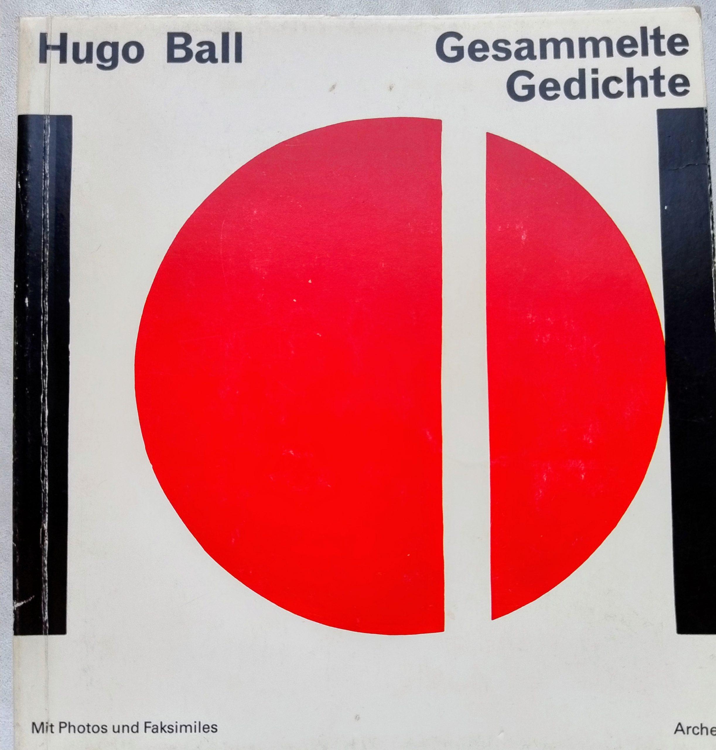 Cover »Gesammelte Gedichte« von Hugo Ball, Arche 1963